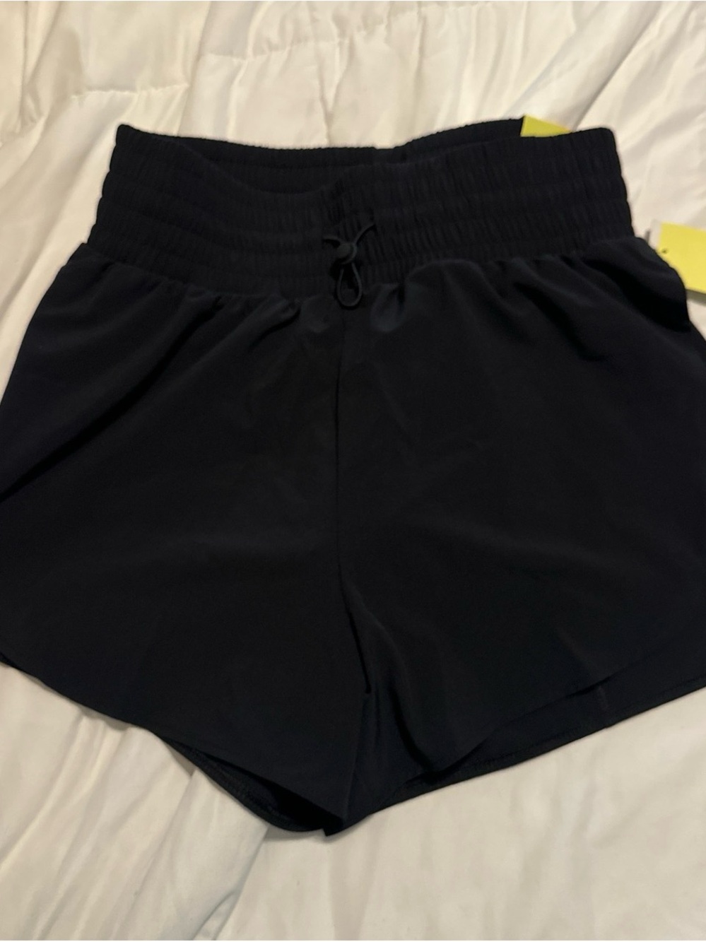 all in motion Black Women's Athletic Shorts with Elastic Waistband